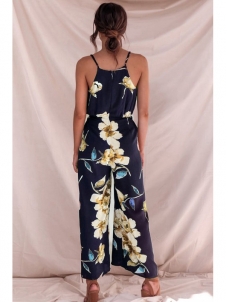 Summer Lace Strappy Long Jumpsuit