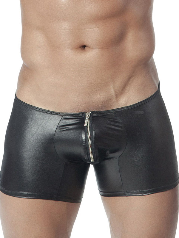 Boxer Briefs With Zipper Men Underwear