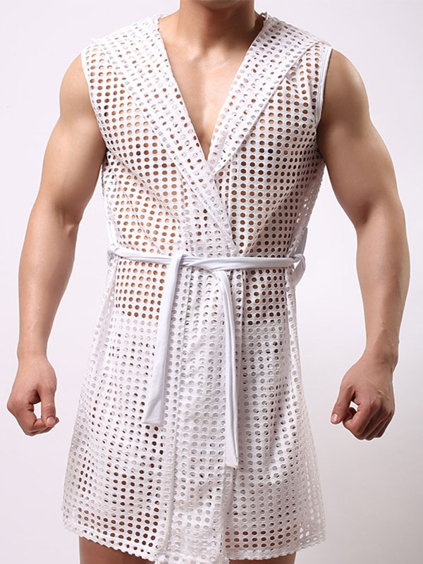 Fishnet  Men Lingerie without Bottoms