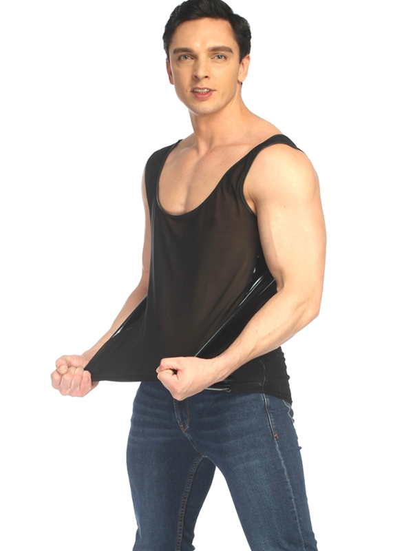 Sexy Transparent Men Tank