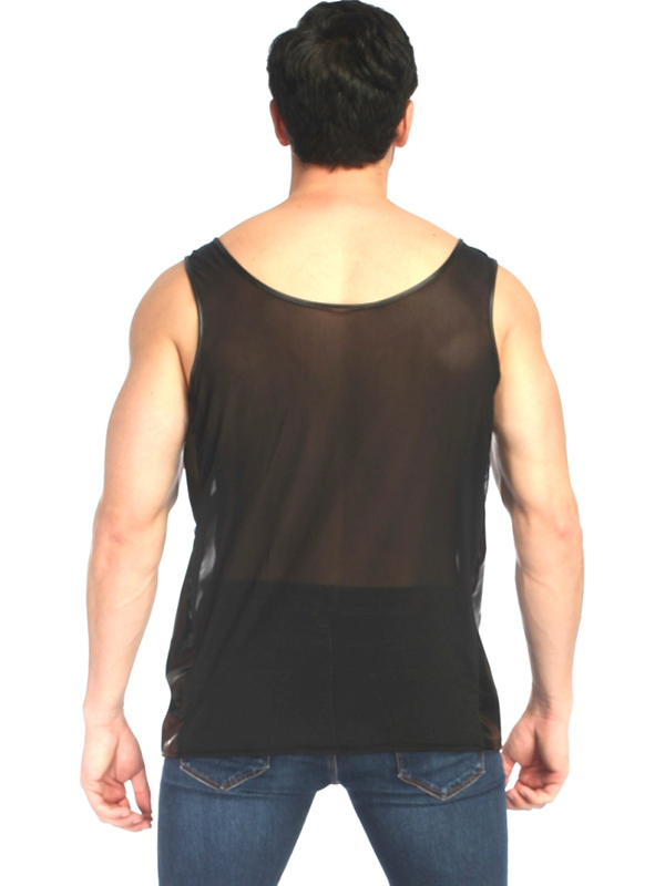 Sexy Transparent Men Tank
