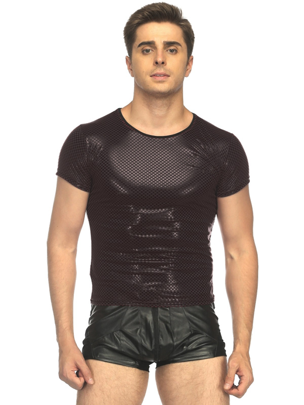 Vinyl Fitness Men Lingerie Black