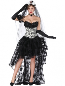 Stain Lace Up Sleeveless Corset Dress 