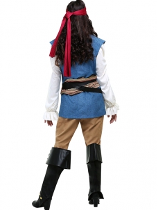 Women Pirate Captain Cosplay Halloween Costume