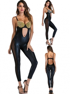 Wonder Beauty Copyright Sexy Vinyl Jumpsuit