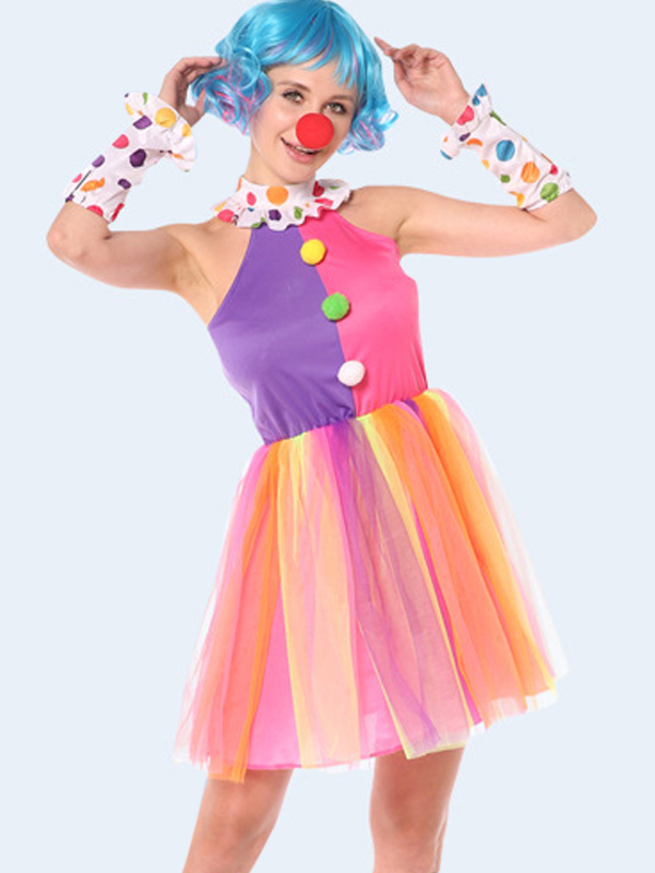 Circus Clown Halloween Party Costume