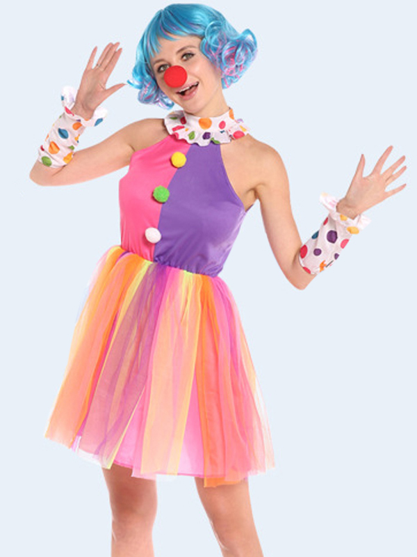 Circus Clown Halloween Party Costume