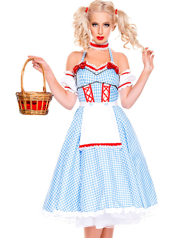 Dorothy Doll Girl Cute Dress Costume