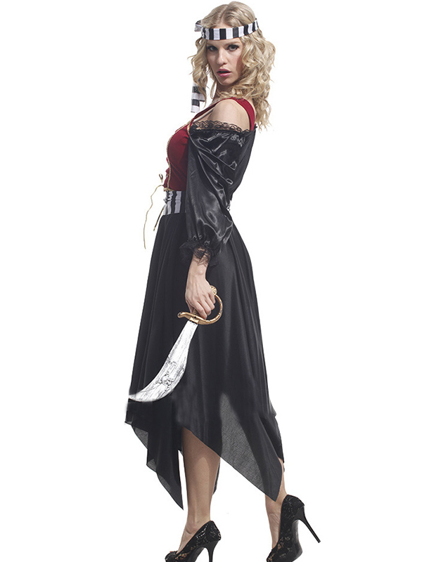 Fashion Woman  Halloween Custome With Headscarf