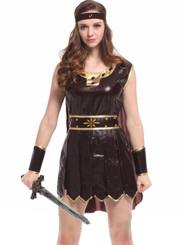 Female Warrior Of Ancient Roman Costume