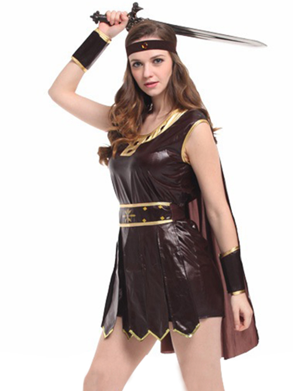 Female Warrior Of Ancient Roman Costume