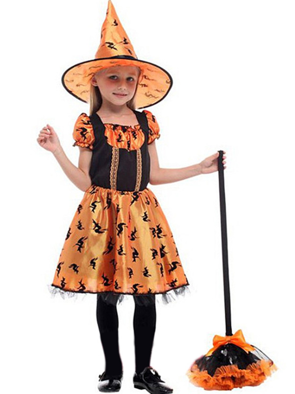 Girls Magic Witch Halloween Costume