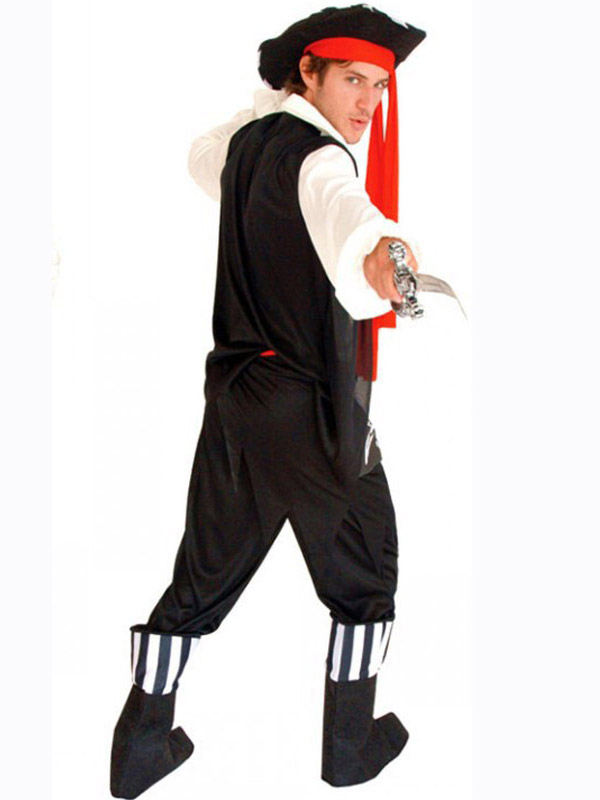 Halloween Cosplay Men Pirate Skull Costume