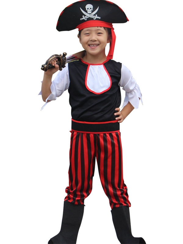 Halloween Cosplay Pirate boy Costume