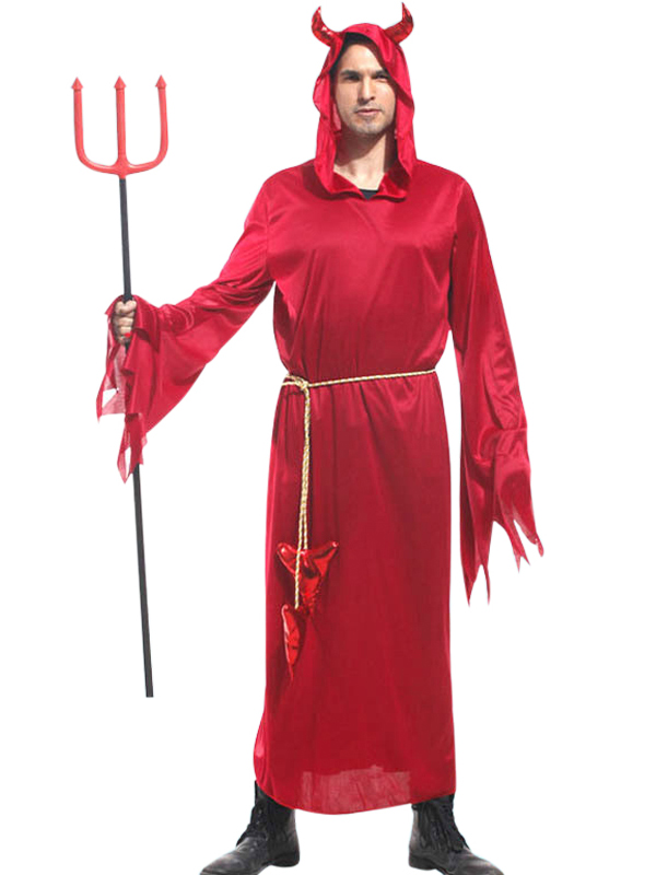 Halloween Masque Men Devil Costume 