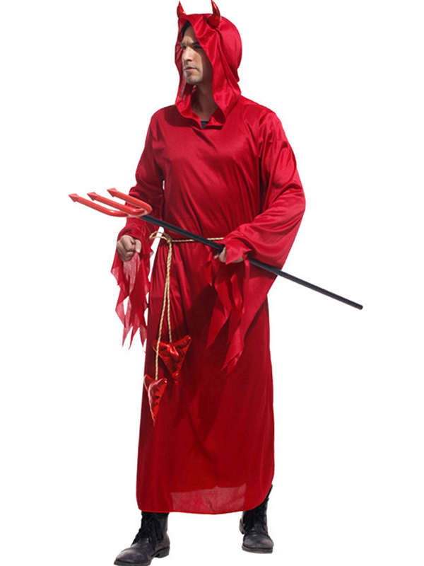 Halloween Masque Men Devil Costume 