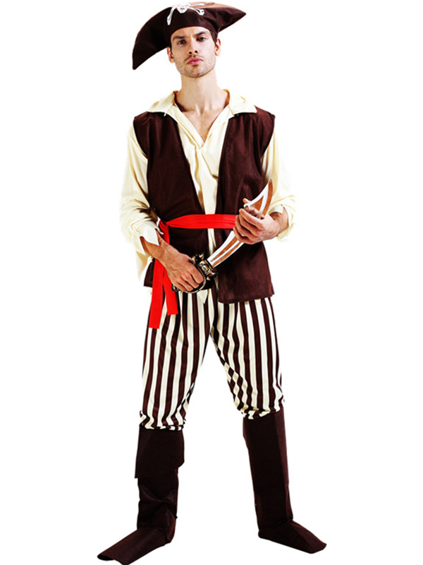 Men Cosplay Pirate Costume Performance Suit