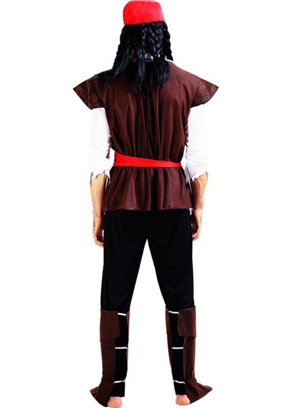 Men Pirate Cosplay Costumes for Halloween