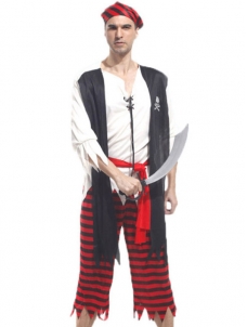 Caribbean Jack Men Cosplay Pirate Costume