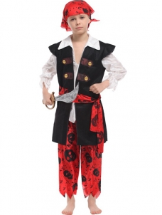 Fashion Halloween Pirate Mascot Dance Kids Costumes