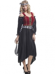 Fashion Woman  Halloween Custome With Headscarf