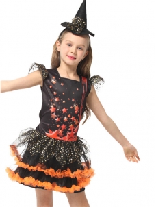 Girls Witch Halloween Cosplay Costume