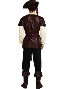 Men Cosplay Pirate Costume with Belt