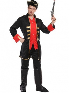 Men Cosplay Royal Pirate Costume