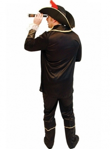 Mens Cosplay Caribbean Pirate Captain Costume 