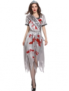 Noble Women Costume with Crown for Halloween
