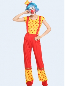 Women Adult Clown Cosplay Costume Set