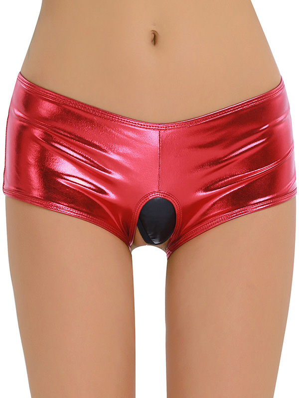 Ladies Briefs Thong Mid Waist Panties Red