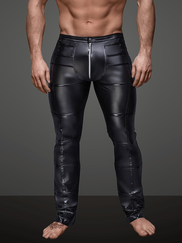 Sexy Men Tight Zipper Front Pants