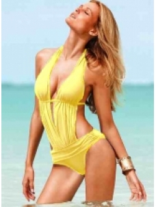 Plunge One Piece Swimwear 