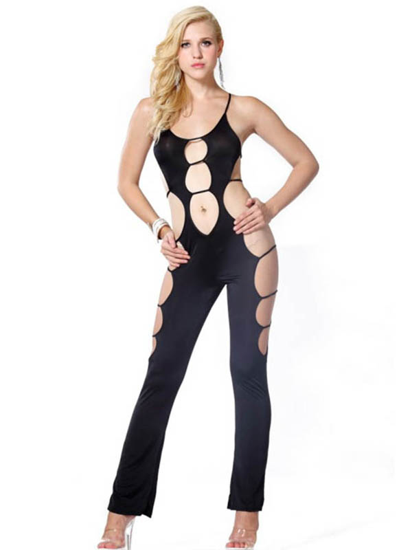 Cut Out Straps One-Piece Lingerie