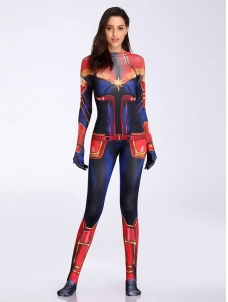 Captain Marvel Cosplay Costume