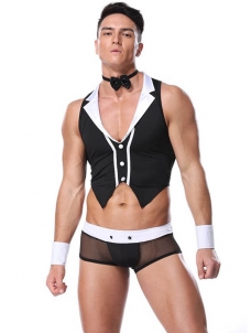 Men Bartender Cosplay Lingerie