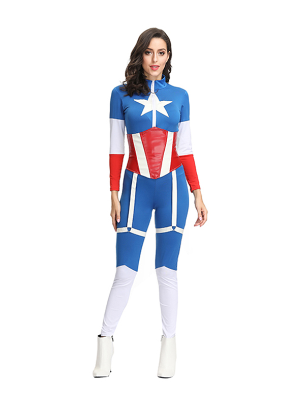 Captain Marvel Cosplay Halloween Costume