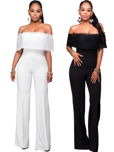 Women Fashion Off Shoulder Jumpsuit