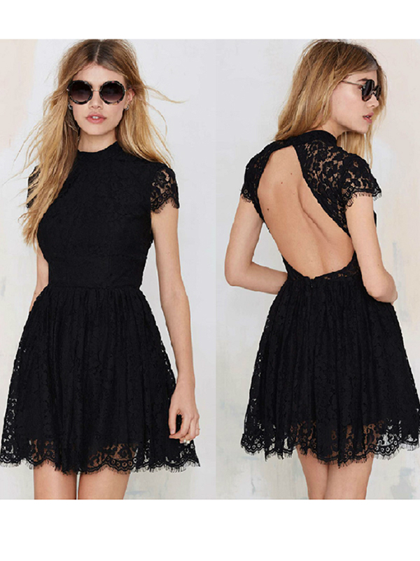 Black Lace Dress