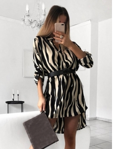 Women Sexy Leopard Print Mini Dress