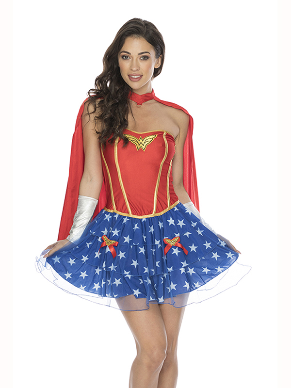 Sexy Supergirl Costume_Wonder Beauty lingerie dress Fashion Store