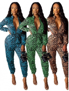 Colorful Women Long Sleeve Jumpsuit