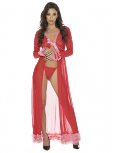 Sexy Santa Long Gown Lingerie