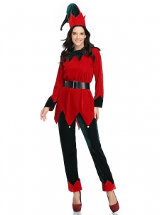 Women Christmas Santa Costume (including fancy dress, hat)