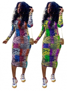 Women Long Sleeve Maxi Dress