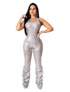 Women Sleeveless Sexy Jumpsuit