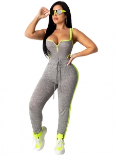 Women Sleeveless Sport Jumpsuit