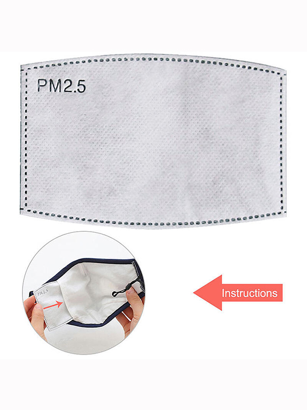 PM2.5 Mask Filter Anti-Dust Mask Pad without Mask