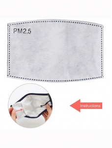 PM2.5 Mask Filter Anti-Dust Mask Pad without Mask